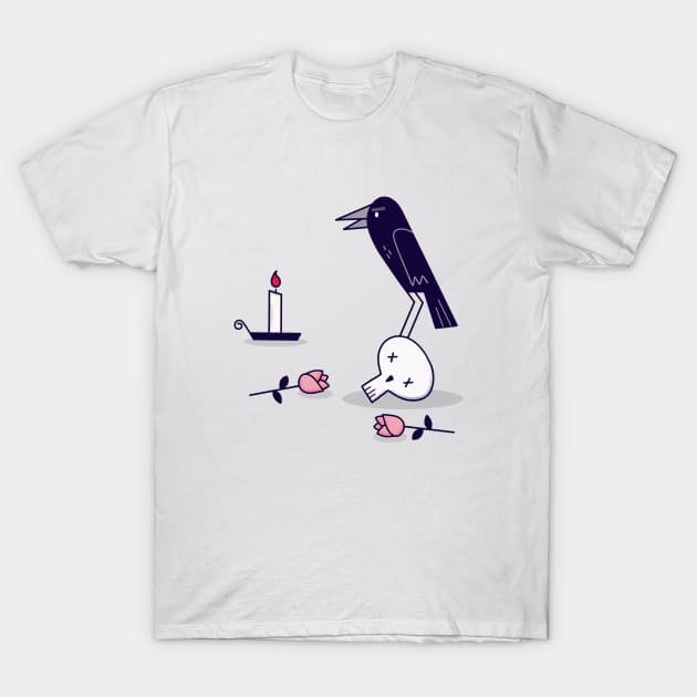 The Raven T-Shirt by Andy McNally